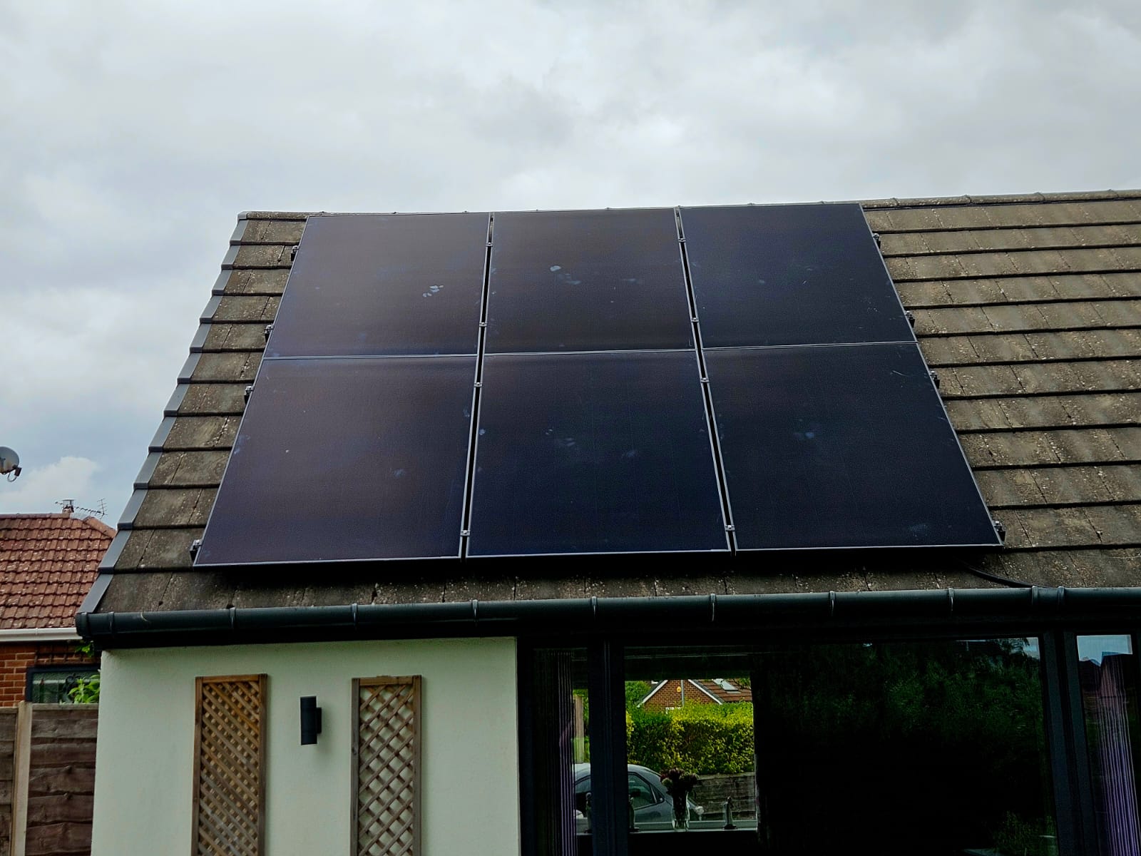 Completed solar array — Altrincham case study
