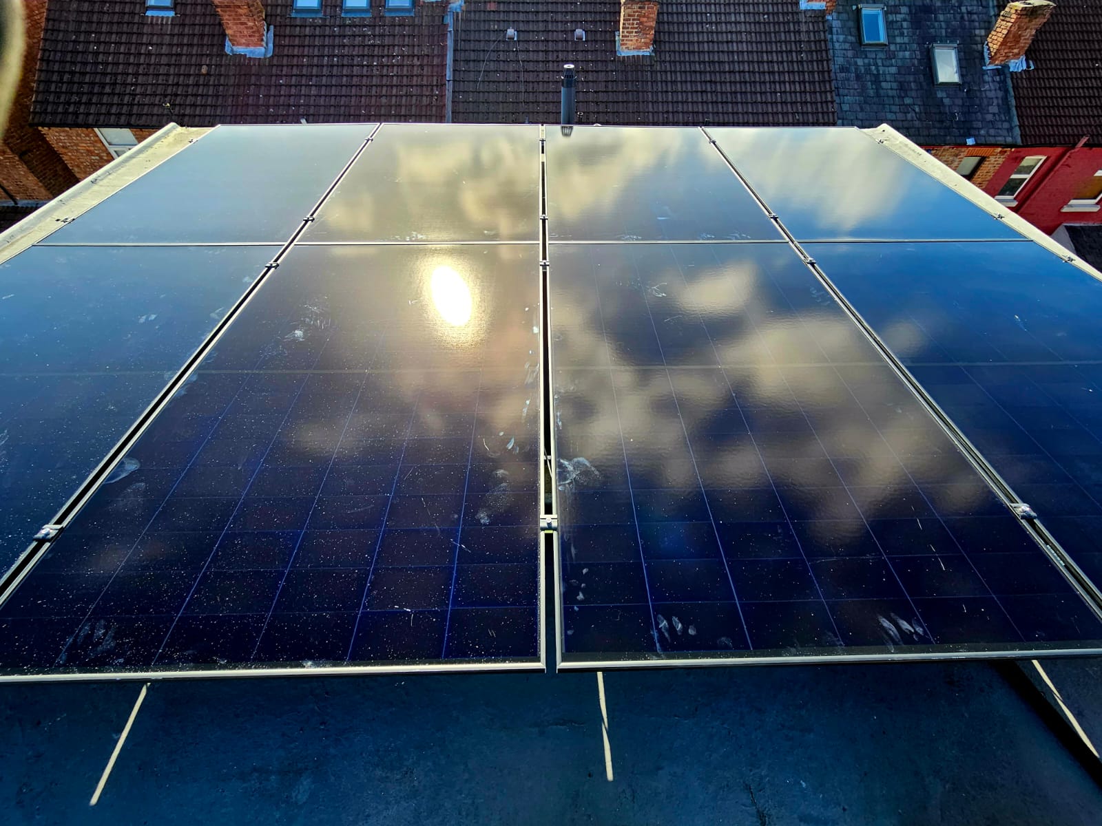 13-panel AIKO 465W solar array on a Bury home