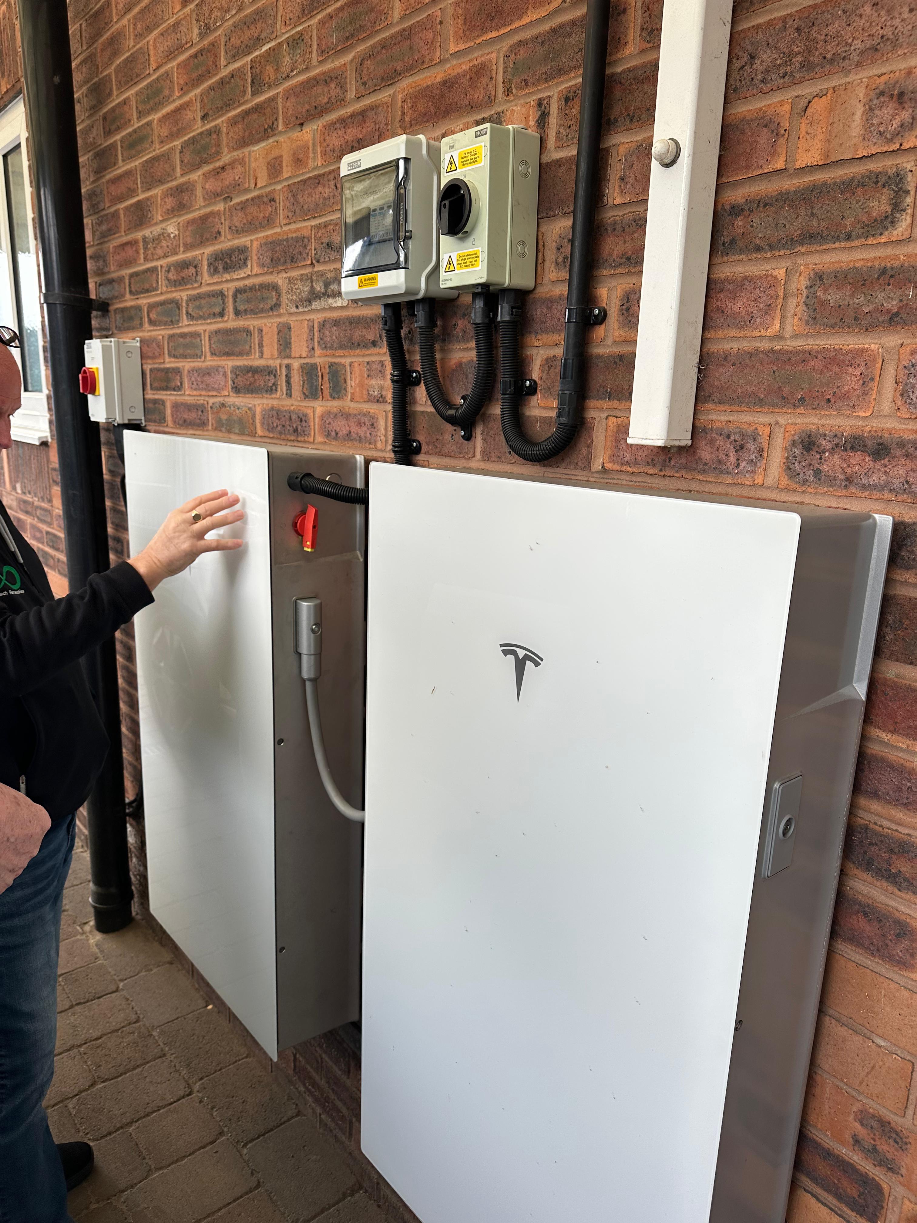 Solar, battery and Samsung air source heat pump installation at a Didsbury home