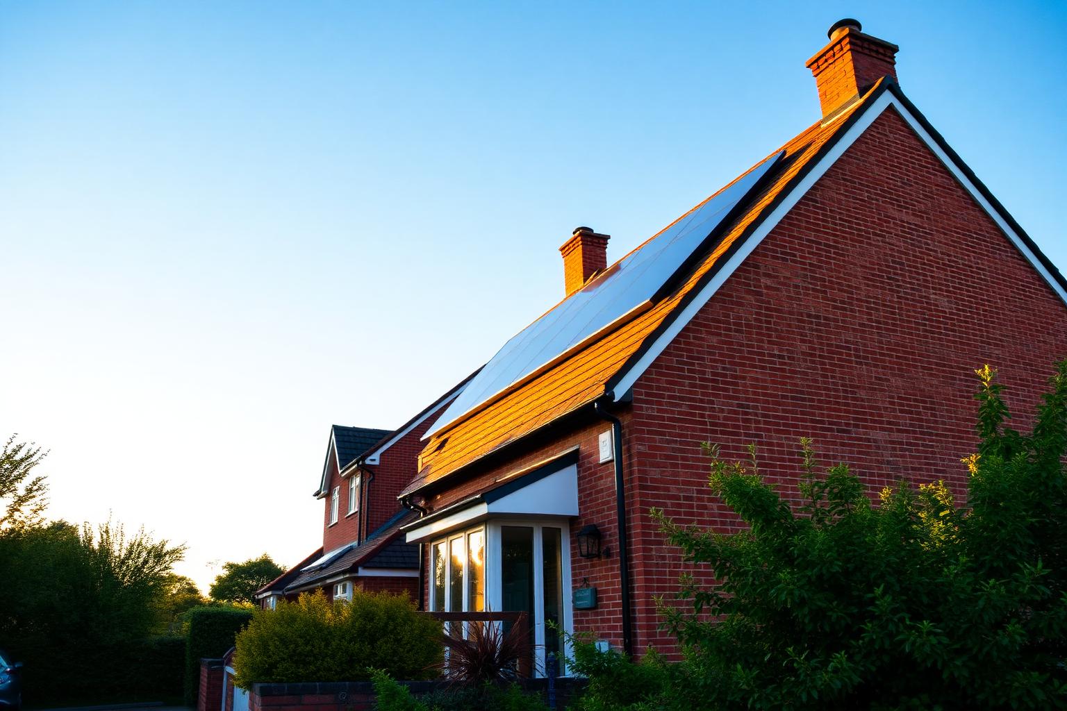 Greater Manchester home with solar panels