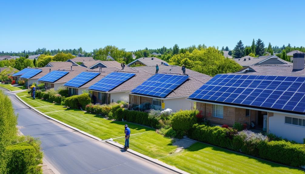 whinmoor solar panel installation