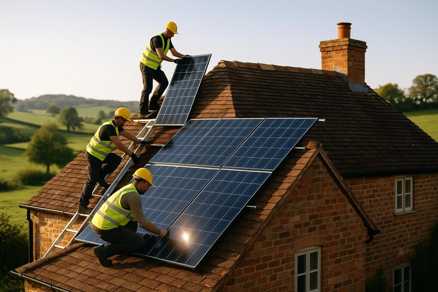 clifton on teme solar panels