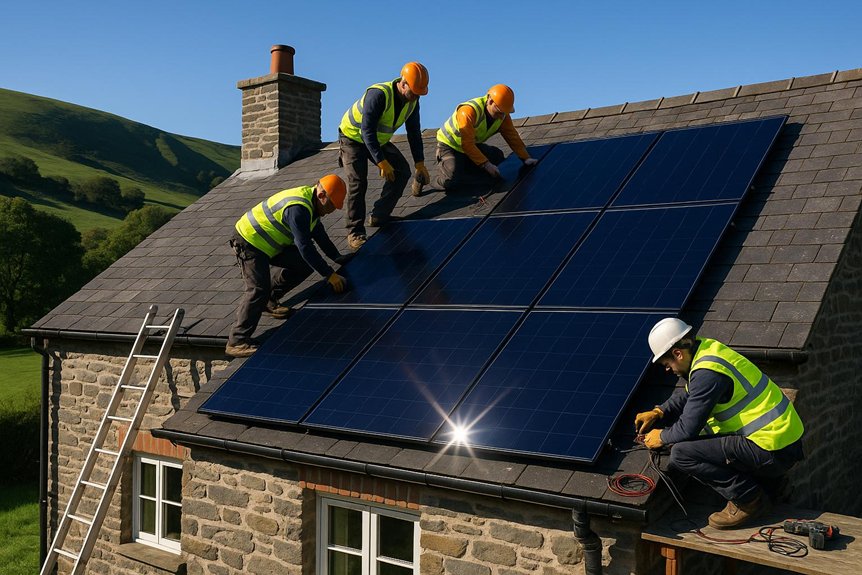 rhayader solar panel installation