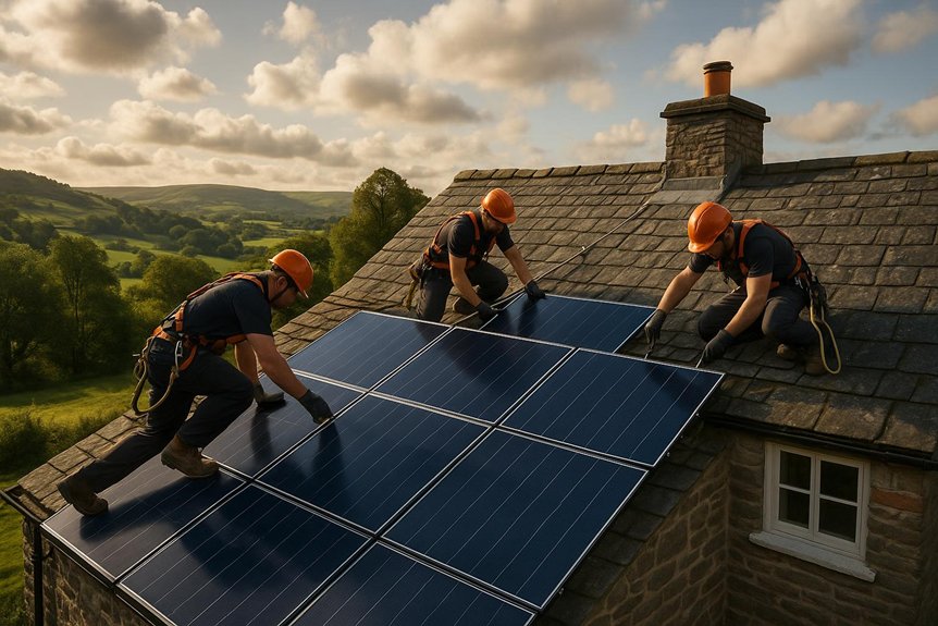 solar panels in llangammarch wells